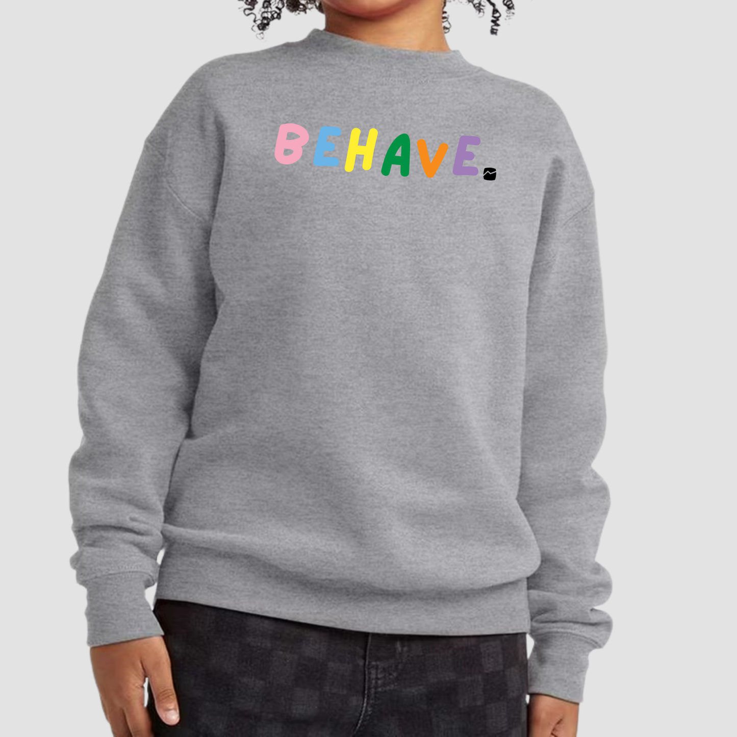 Youth BEHAVE Crewneck
