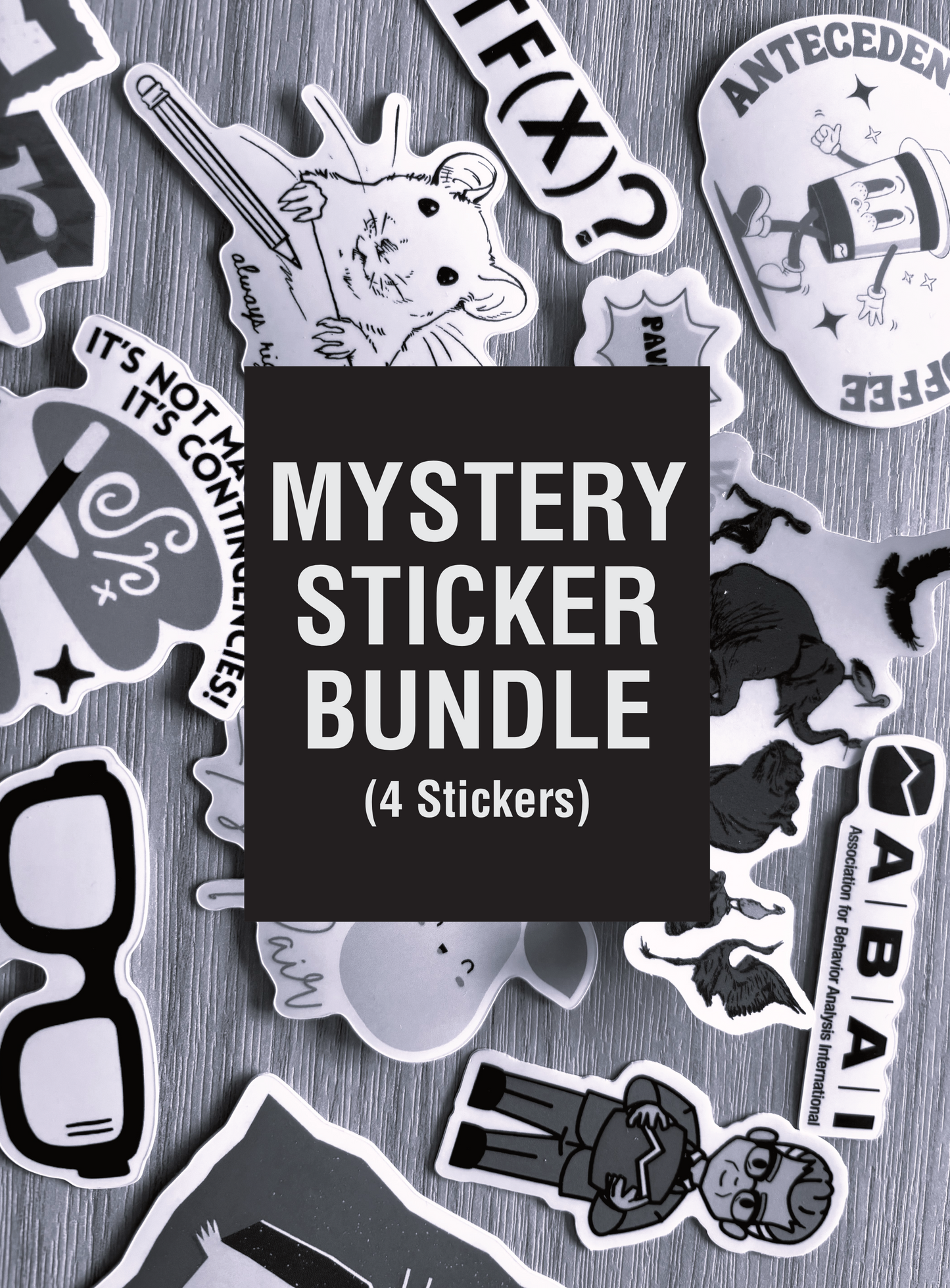Mystery Sticker Bundle (4 Stickers)