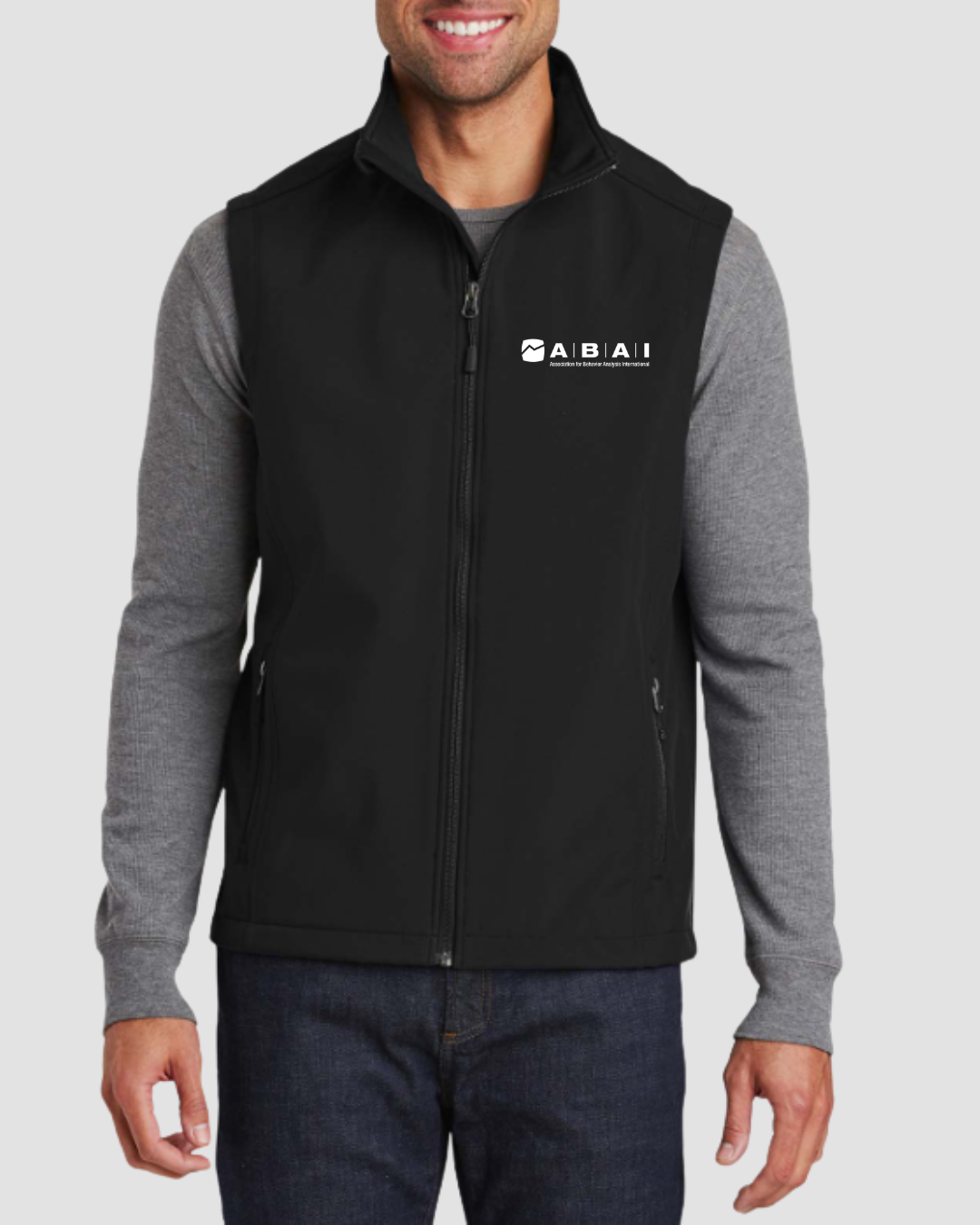 Men's ABAI Soft Shell Full Zip Vest