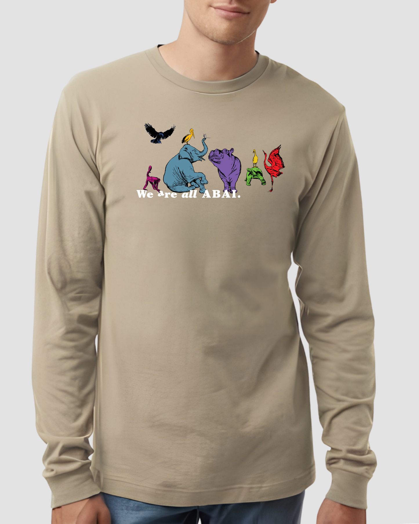Sand Long Sleeve 2025 ABAI Membership Shirt