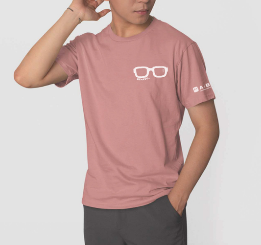Mauve BEHAVE. T-Shirt