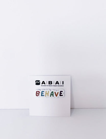 BEHAVE Enamel Pin