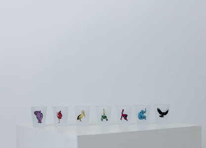 2025 Membership Cycle Shot Glasses SET