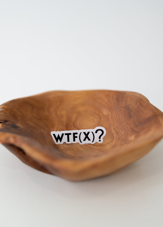 WTF(X)? Sticker