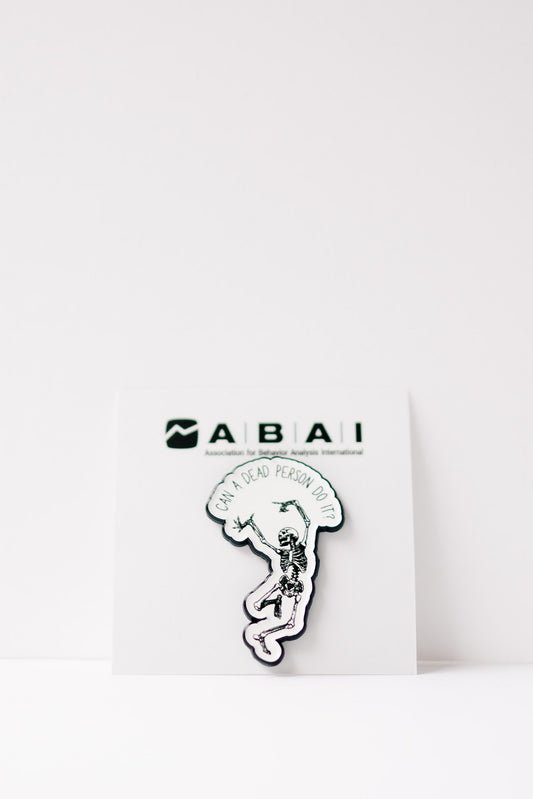Can a Dead Person Do It? Enamel Pin