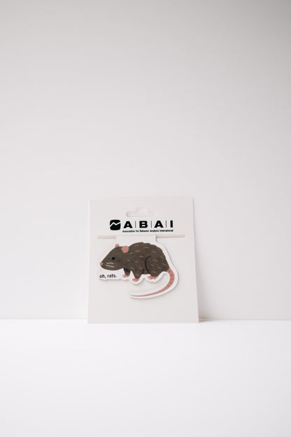 Oh, Rats. Magnetic Bookmark