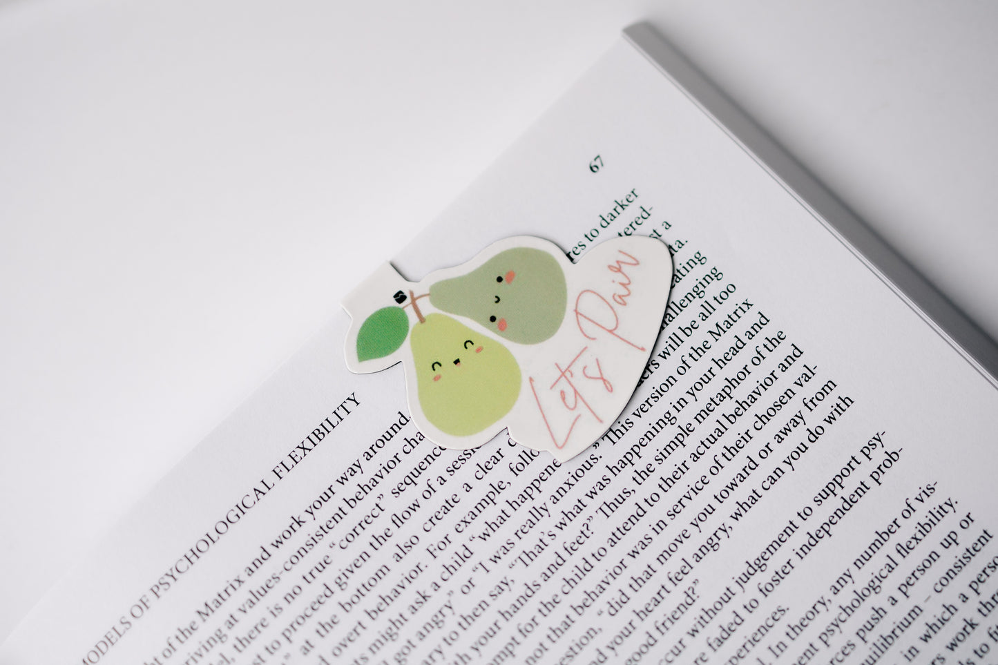Let's Pair Magnetic Bookmark