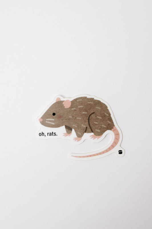 Oh, Rats. Sticker