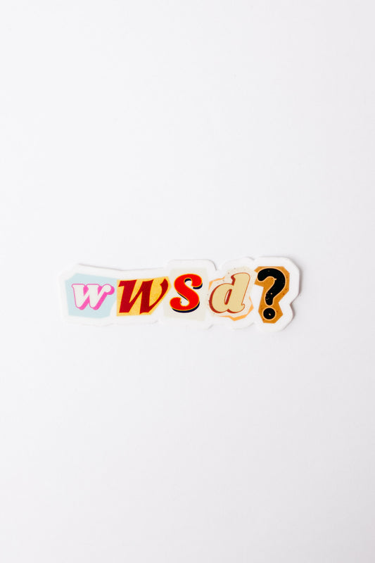 wwsd? Sticker
