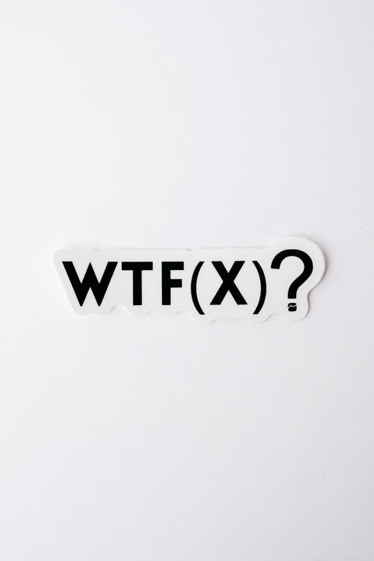 WTF(X)? Sticker