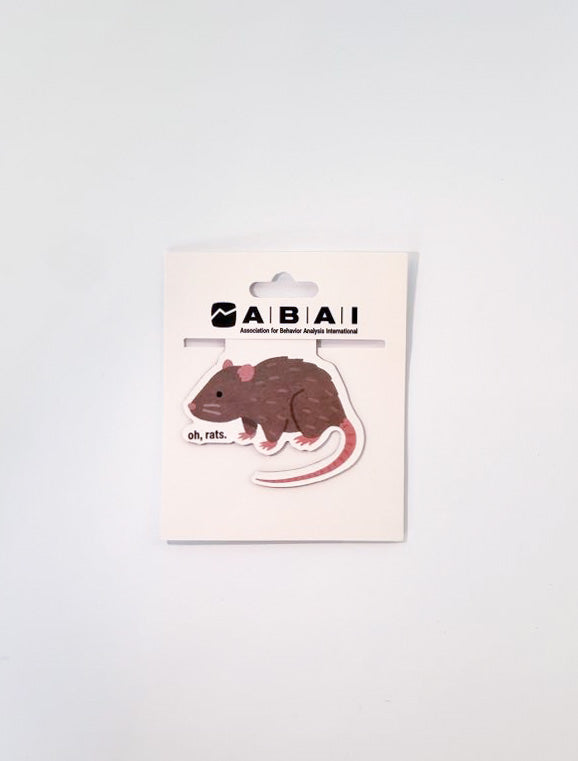 Oh, Rats. Magnetic Bookmark
