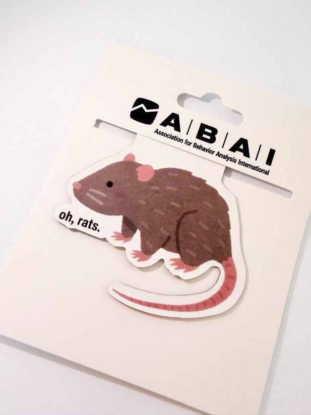 Oh, Rats. Magnetic Bookmark