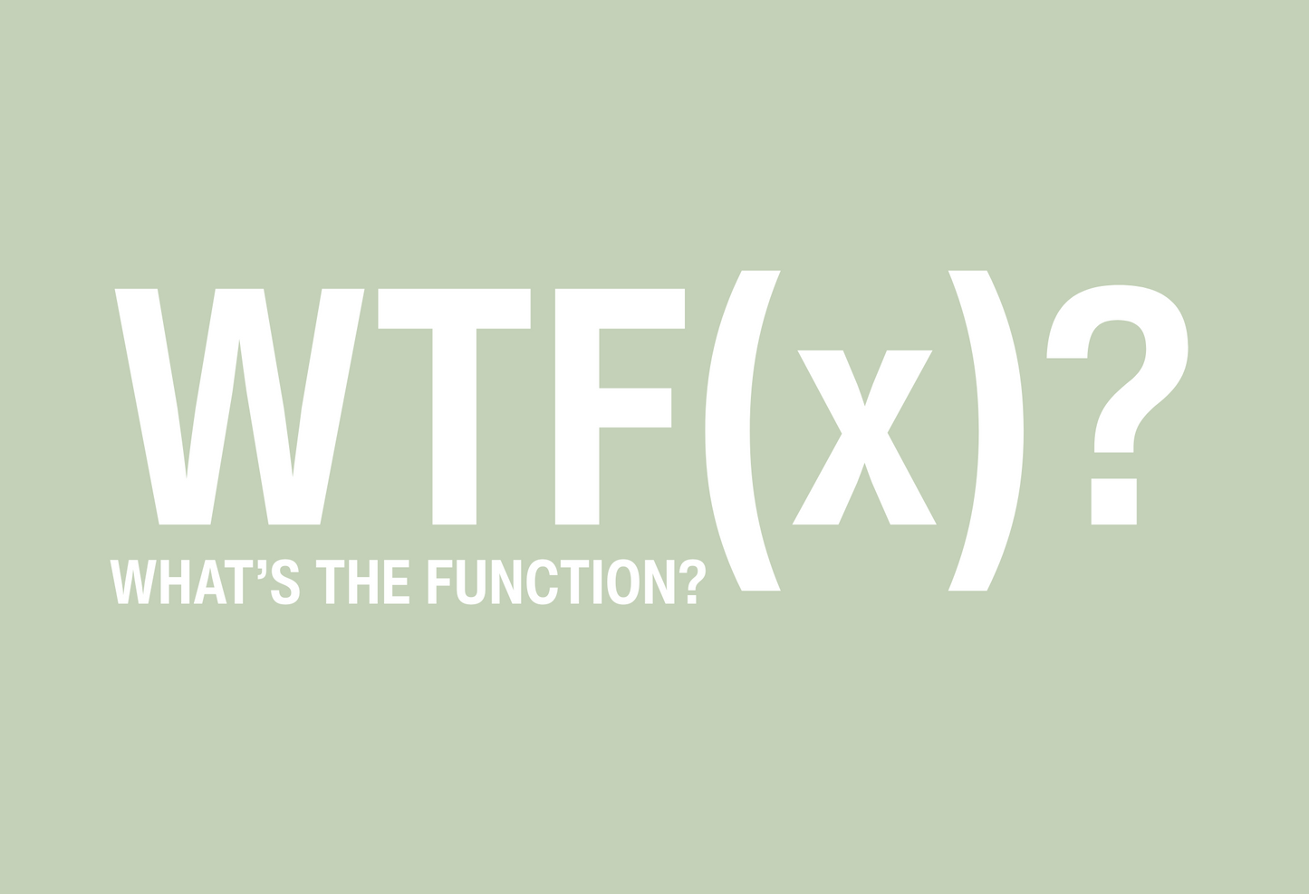 WTF(X)? Oversized T-Shirt