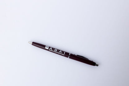 Maroon ABAI Notebook with Pen